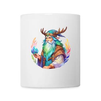 Aquarelles de druide - Mug blanc - blanc - Devant