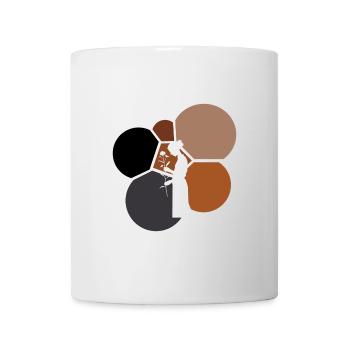 Fleuriste Fleuriste Flower Power - Mug blanc - blanc - Devant