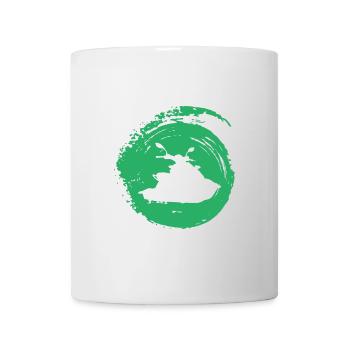 Water Ski Boat Wakeskating - Mug - white - Front