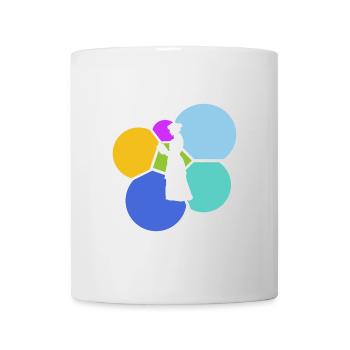 Bookworm Writing - Mug - white - Front