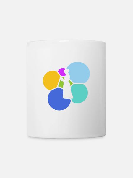 Leseratte Writing - Tasse - Weiß