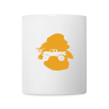 Reifen Monstertruck - Tasse - Weiß - Vorne