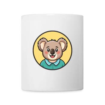 Koala Kawaii Cartoon Character Animal Pet Face - Mug - white - Front