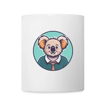 Koala Kawaii Cartoon Character Animal Pet Face - Mug - white - Front