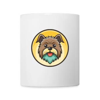 Affenpinscher Dog Breed Cartoon Kawaii Clipart Pet - Mug - white - Front