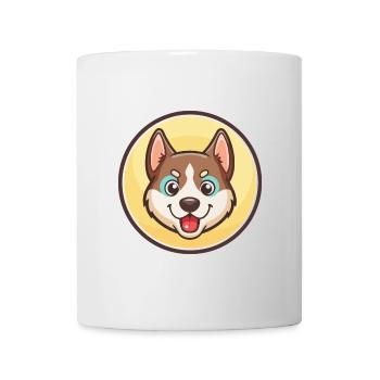 Alopekis Dog Breed Colorful Cartoon Kawaii Clipart - Mug - white - Front