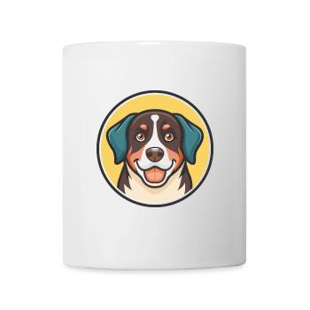 Appenzeller Sennenhund race de chien dessin animé Kawaii - Mug blanc - blanc - Devant