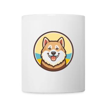 Argentinische Polarhunderasse Cartoon Kawaii Clipart - Tasse - Weiß - Vorne