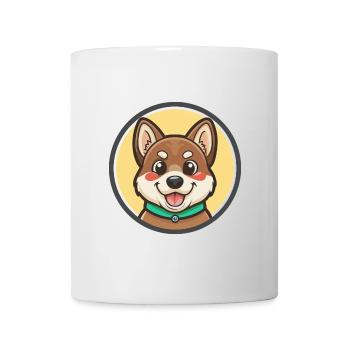Bac Ha Hunderasse Cartoon Kawaii Clipart Tier Haustier - Tasse - Weiß - Vorne
