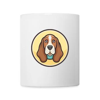 Basset Artesien Normand Dog Breed Cartoon Kawaii - Mug - white - Front