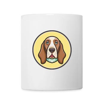 Bracco Italiano Hunderasse Cartoon Kawaii Clipart - Tasse - Weiß - Vorne