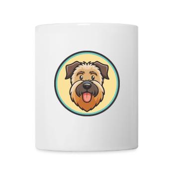 Bouvier des Ardennes Chien Race Dessin Animé Kawaii Pet - Mug blanc - blanc - Devant