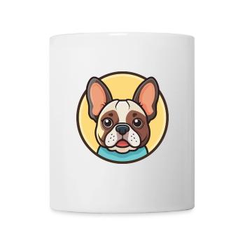 Braque Français Race de chien Dessin animé Kawaii Clipart - Mug blanc - blanc - Devant