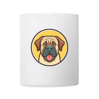 Dogue brésilien chien race dessin animé Kawaii Clipart - Mug blanc - blanc - Devant