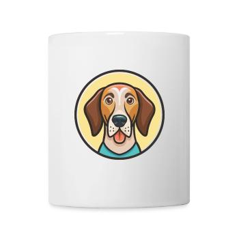 Bulgarian Scenthound Dog Breed Cartoon Kawaii Pet - Mug - white - Front