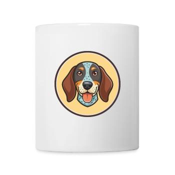 Bluetick Coonhound Dog Breed Cartoon Kawaii - Mug - white - Front