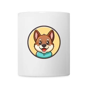 Calupoh Hunderasse Cartoon Figur Kawaii Clipart - Tasse - Weiß - Vorne
