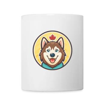 Chien chien chien Labrador Labrador Race Dessin animé Kawaii - Mug blanc - blanc - Devant