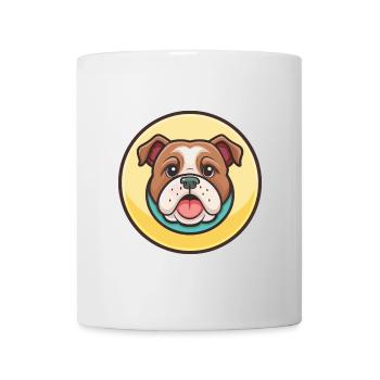 Bull Araber Hunderasse Cartoon Kawaii Clipart Tier - Tasse - Weiß - Vorne