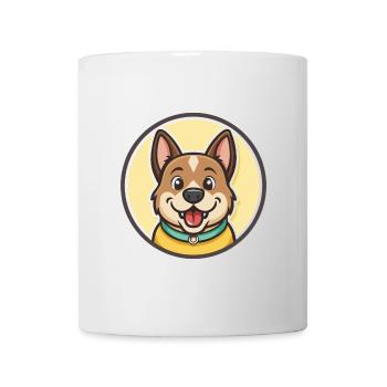 Cao da Serra De Aires Hunderasse Cartoon Kawaii Haustier - Tasse - Weiß - Vorne