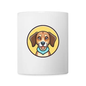 Canarien Warren Chien Chien Race Dessin Animé Kawaii Pet - Mug blanc - blanc - Devant