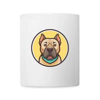 Cane Corso Chien Race Dessin animé Kawaii Clipart Animal - Mug blanc - blanc - Devant