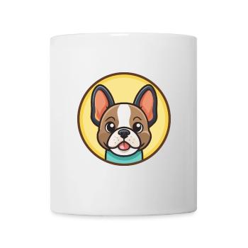 Chien Francais Tricolore Hunderasse Cartoon Kawaii - Tasse - Weiß - Vorne