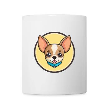 Chihuahua Dog Breed Cartoon Kawaii Clipart Animal - Mug - white - Front