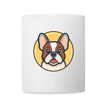 Chien Francais Blanc Et Noir Dog Breed Cartoon Pet - Mug - white - Front