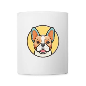 Chien Francais Blanc Et Orange Dog Breed Cartoon - Mug - white - Front