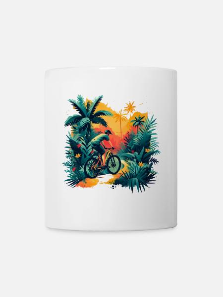 Radfahrer - Tasse - Weiß