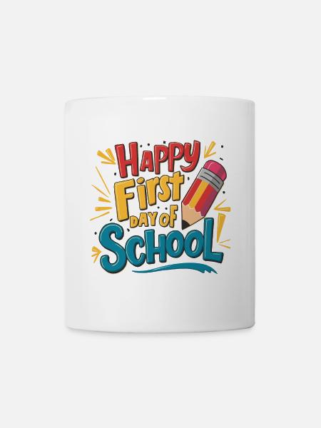 Erster Schultag Kinder Einschulung Erstklässler - Tasse - Weiß