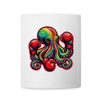 Pieuvre - Mug blanc - blanc - Devant