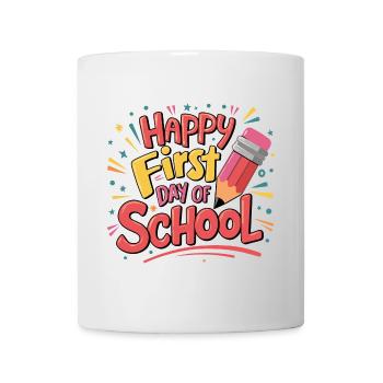 First day of school Children enrollment First graders - Mug - white - Front