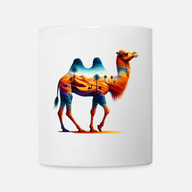 Kamel - Tasse - Weiß