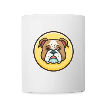 Continental Bulldog Dog Breed Funny Cartoon Kawaii - Mug - white - Front