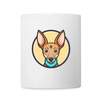 Cirneco Dell Etna Hunderasse Cartoon Kawaii Clipart - Tasse - Weiß - Vorne