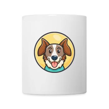 Drentsche Patrijshond Race de chien Dessin animé Kawaii animal de compagnie - Mug blanc - blanc - Devant