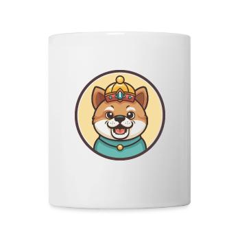 Chinesische kaiserliche Hunderasse Karikatur Kawaii Clipart - Tasse - Weiß - Vorne