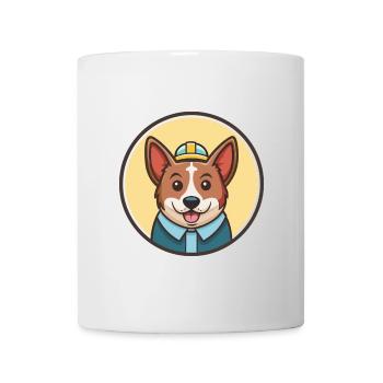 Danois Suédois Chien Race Chien Dessin Animé Kawaii - Mug blanc - blanc - Devant