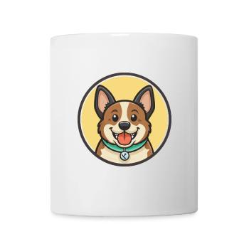 Erbi Txakur Dog Breed Funny Cartoon Kawaii Clipart - Mug - white - Front