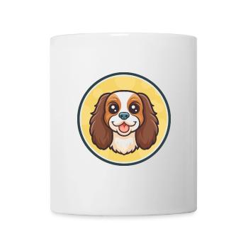 Englisch Spielzeug Spaniel Hund Rasse Lustig Karikatur Kawaii - Tasse - Weiß - Vorne