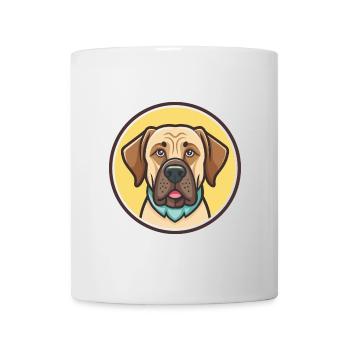 Brasileiro Chien Race Dessin animé Kawaii Clipart - Mug blanc - blanc - Devant