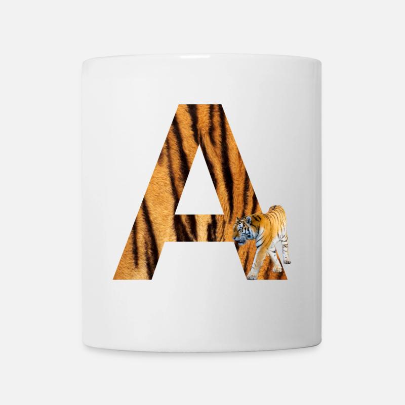 Tigre A - Mug blanc - blanc