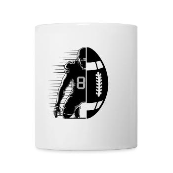 American Football Spieler Sport Geschenk - Tasse - Weiß - Vorne