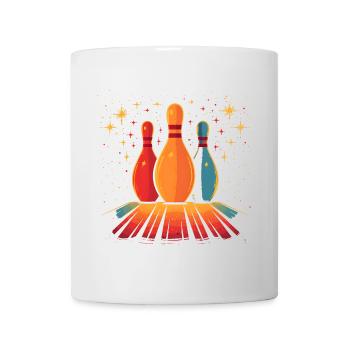 Bowling Retro - Tasse - Weiß - Vorne