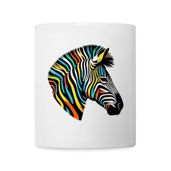 Zebra - Tasse - Weiß - Vorne