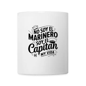 Capitaine de ma vie - Mug blanc - blanc - Devant