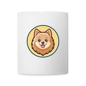 German Spitz Dog Breed Cartoon Kawaii Clipart Pet - Mug - white - Front