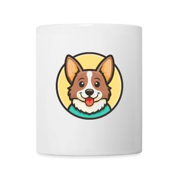 Gonczy Polski Dog Breed Cartoon Kawaii Clipart Pet - Mug - white - Front